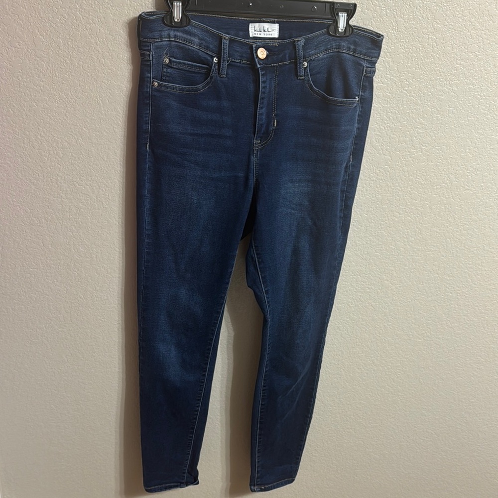 Nicole Miller Blue Skinny Jeans with Stretch